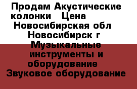 Продам Акустические колонки › Цена ­ 4 500 - Новосибирская обл., Новосибирск г. Музыкальные инструменты и оборудование » Звуковое оборудование   